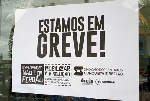 Greve dos Bancários continua e Fenaban apresenta nova proposta nesta sexta (09)