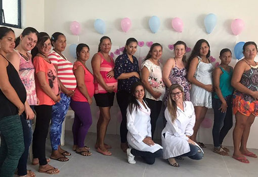 Brumado: grupo de gestantes da USF do distrito de Ubiraçaba recebem orientações sobre a saúde na gravidez