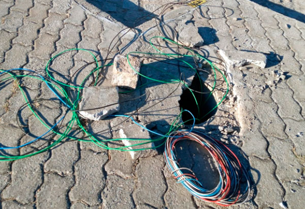 Brumado: Guarda Municipal impede roubo de fios no estacionamento do Mercado Municipal