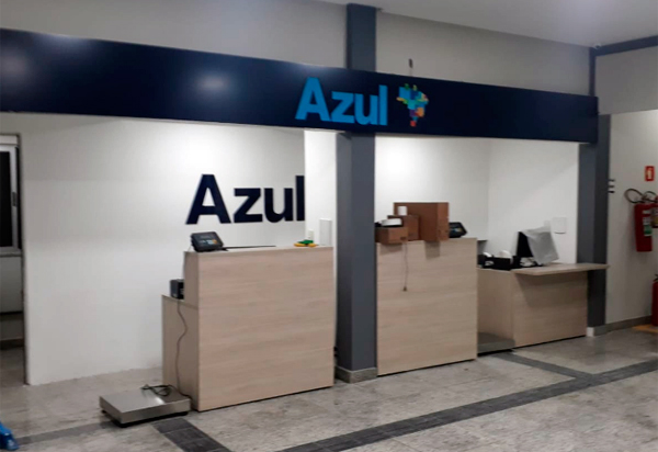 Instalação de guichê da Azul no Aeroporto de Guanambi está sendo finalizado