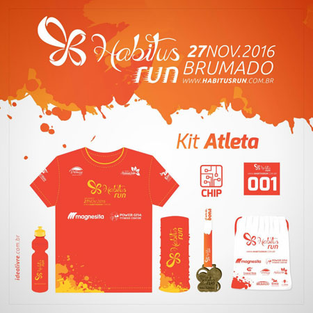 Brumado: corrida Habitus Run divulga composição do Kit Atleta