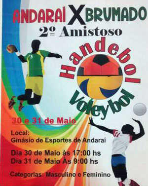 Equipes de Handebol e Vôlei de Brumado participam de amistoso em Andaraí