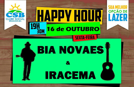 Clube Social de Brumado: Sexta (16) é dia de  Happy Hour