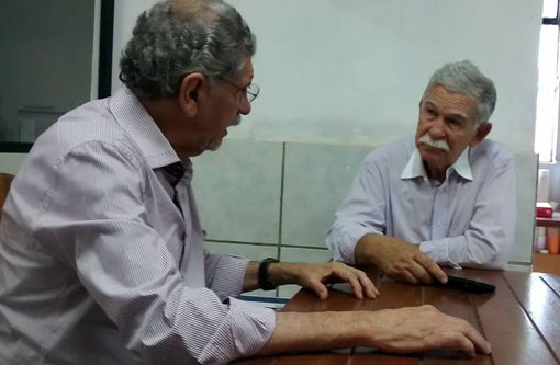 Eduardo Vasconcelos tem reunião política com Herzem Gusmão