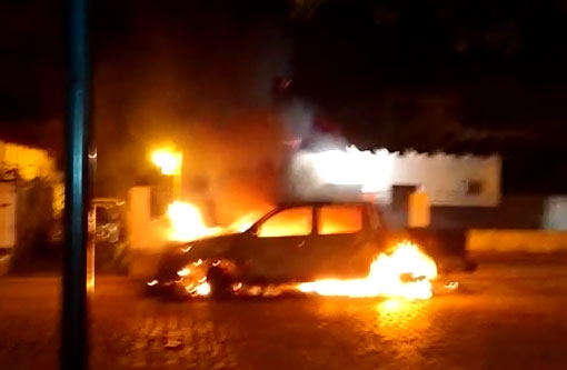 Ituaçu: Carro que atropelou Presidente do Sindicato dos Servidores Municipais foi incendiado, veja o vídeo