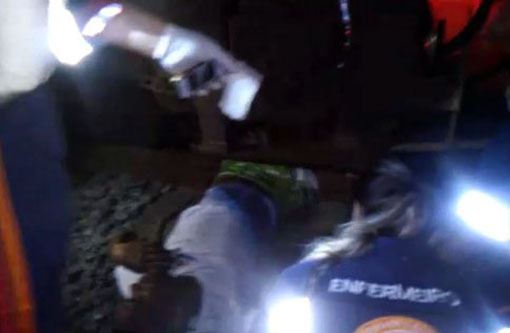 Homem tem a perna amputada após ser atropelado por trem em Brumado