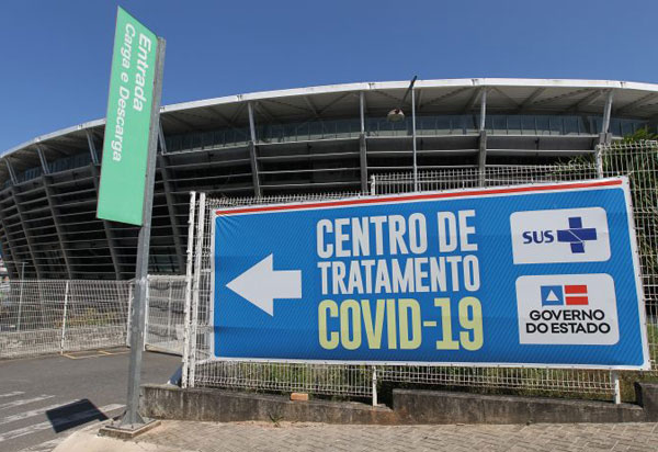 Hospital de Campanha da Arena Fonte Nova será desativado até esta sexta