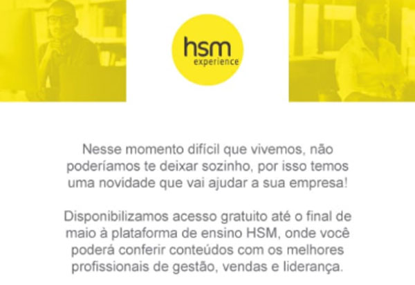 Brumado: CDL disponibiliza acesso gratuito ao sistema de conteúdos e plataforma de ensino 'HSM Experience'