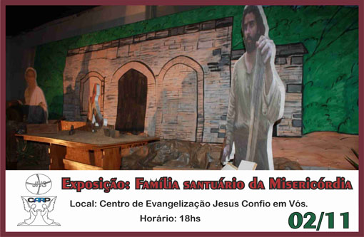 Brumado: exposição 'Família Santuário da Misericórdia' estará aberta ao público nesta quarta (02)