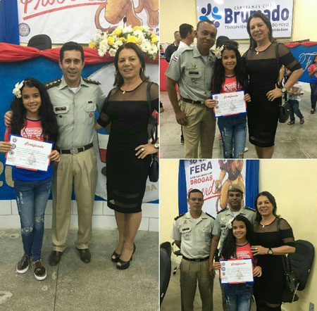 Brumado: vereadora Ilka Abreu participa da solenidade da formatura do PROERD