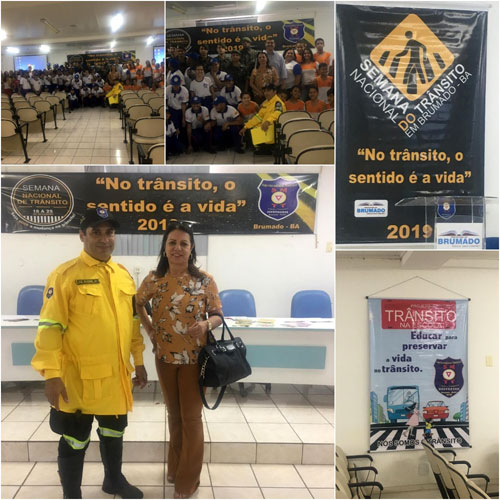 Brumado: vereadora Ilka Abreu esteve na abertura da Semana Nacional do Trânsito