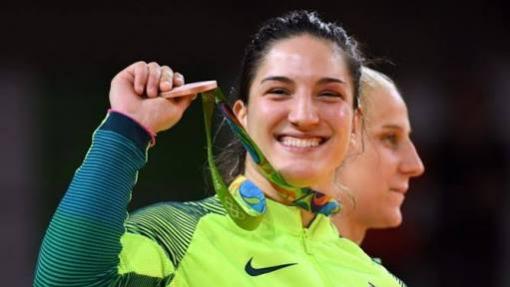 Judoca Mayra Aguiar conquista o bronze na Rio-2016 