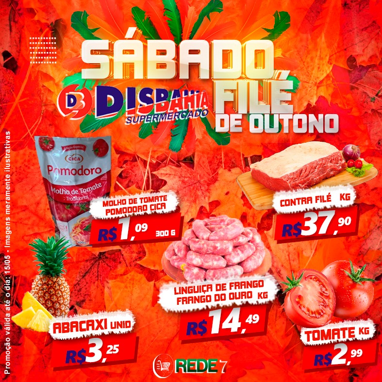 Ofertas: Sábado Filé do Disbahia Supermercado
