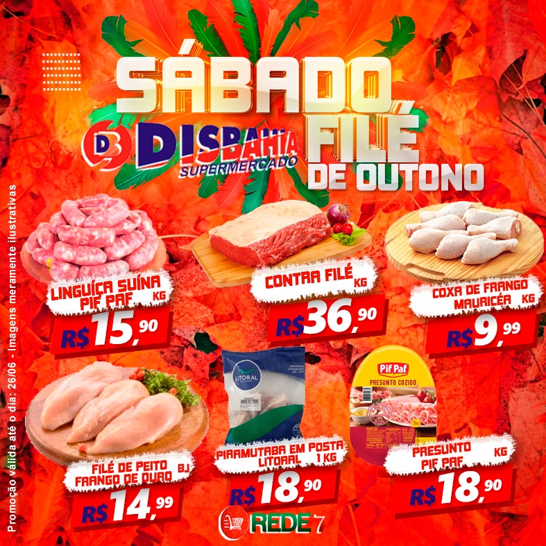 Ofertas: Sábado Filé do Disbahia Supermercado