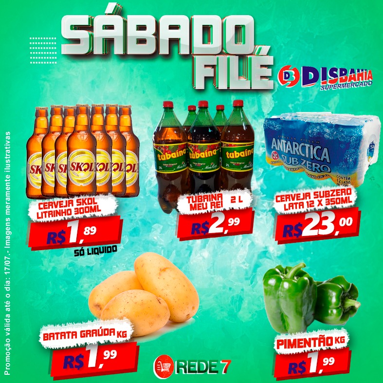 Ofertas: Sábado Filé do Disbahia Supermercado
