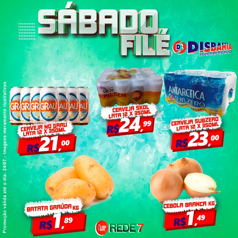 Ofertas: Sábado Filé do Disbahia Supermercado