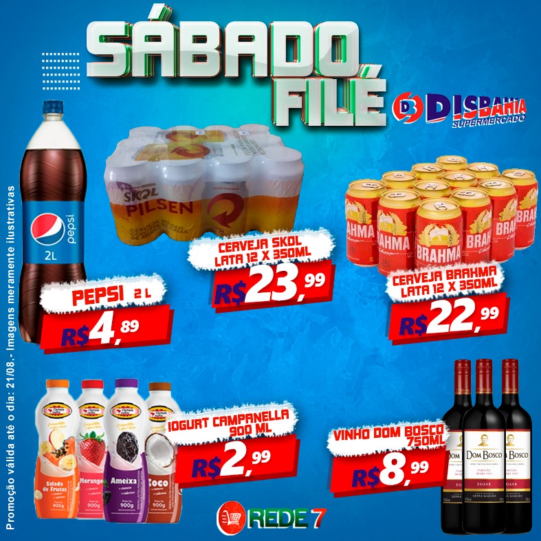 Ofertas: Sábado Filé do Disbahia Supermercado