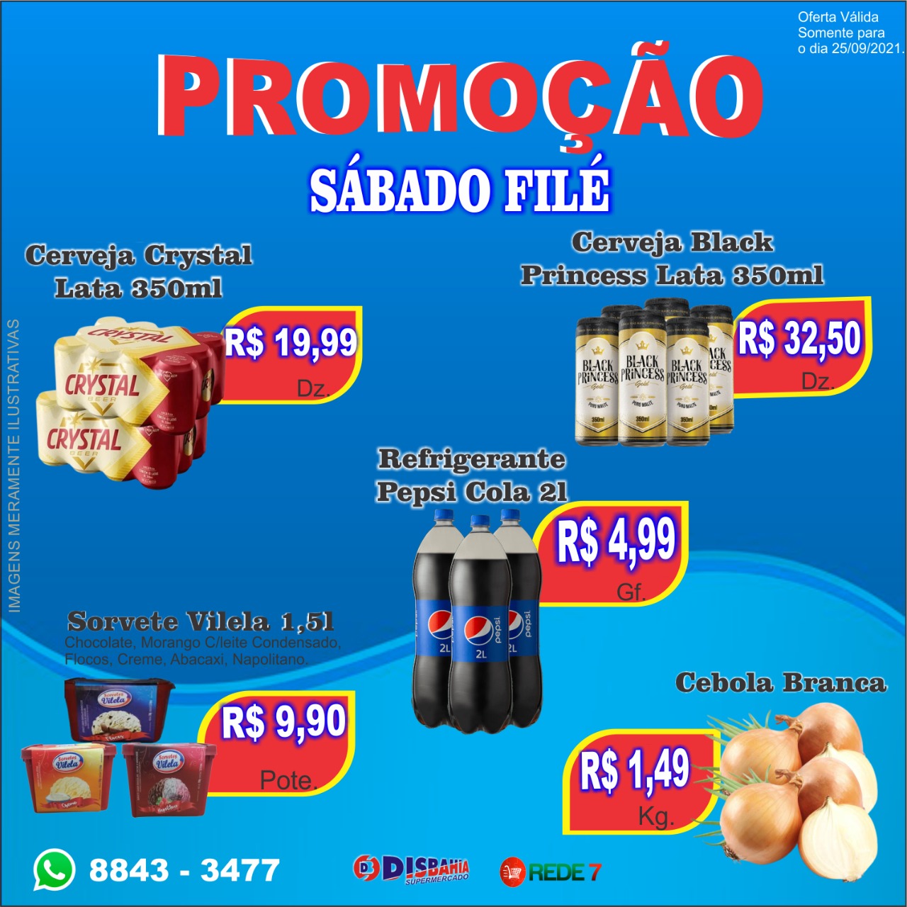 Ofertas: Sábado Filé do Disbahia Supermercado