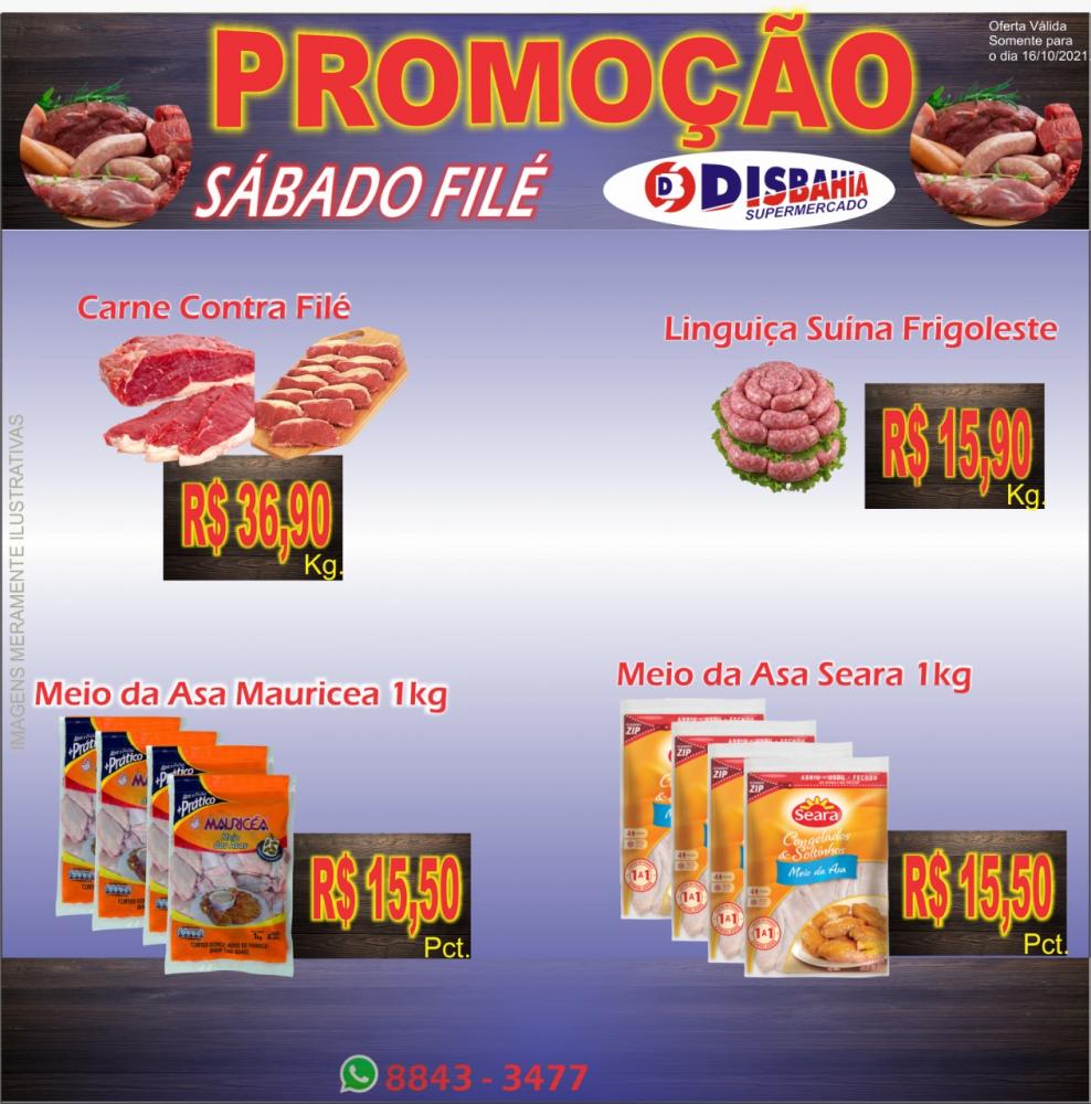 Ofertas: Sábado Filé do Disbahia Supermercado