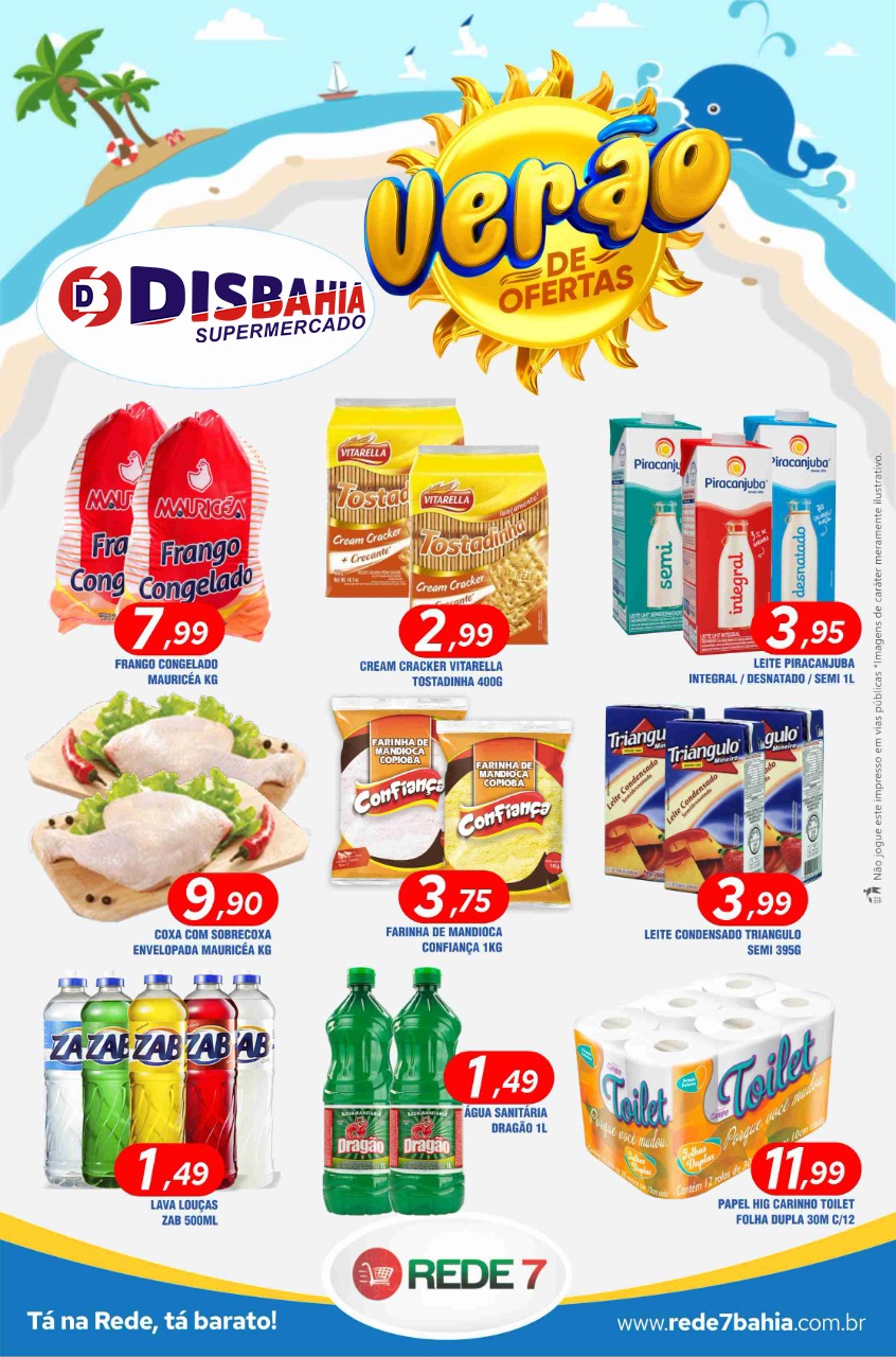 Verão de ofertas Disbahia Supermercado