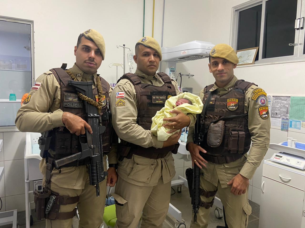 Policiais Militares da 34ª CIPM realizam parto na cidade de Brumado
