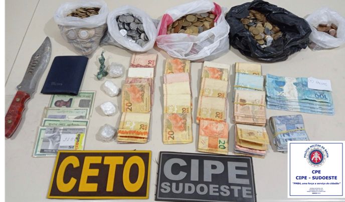 Cipe Sudoeste apreende drogas em Guanambi