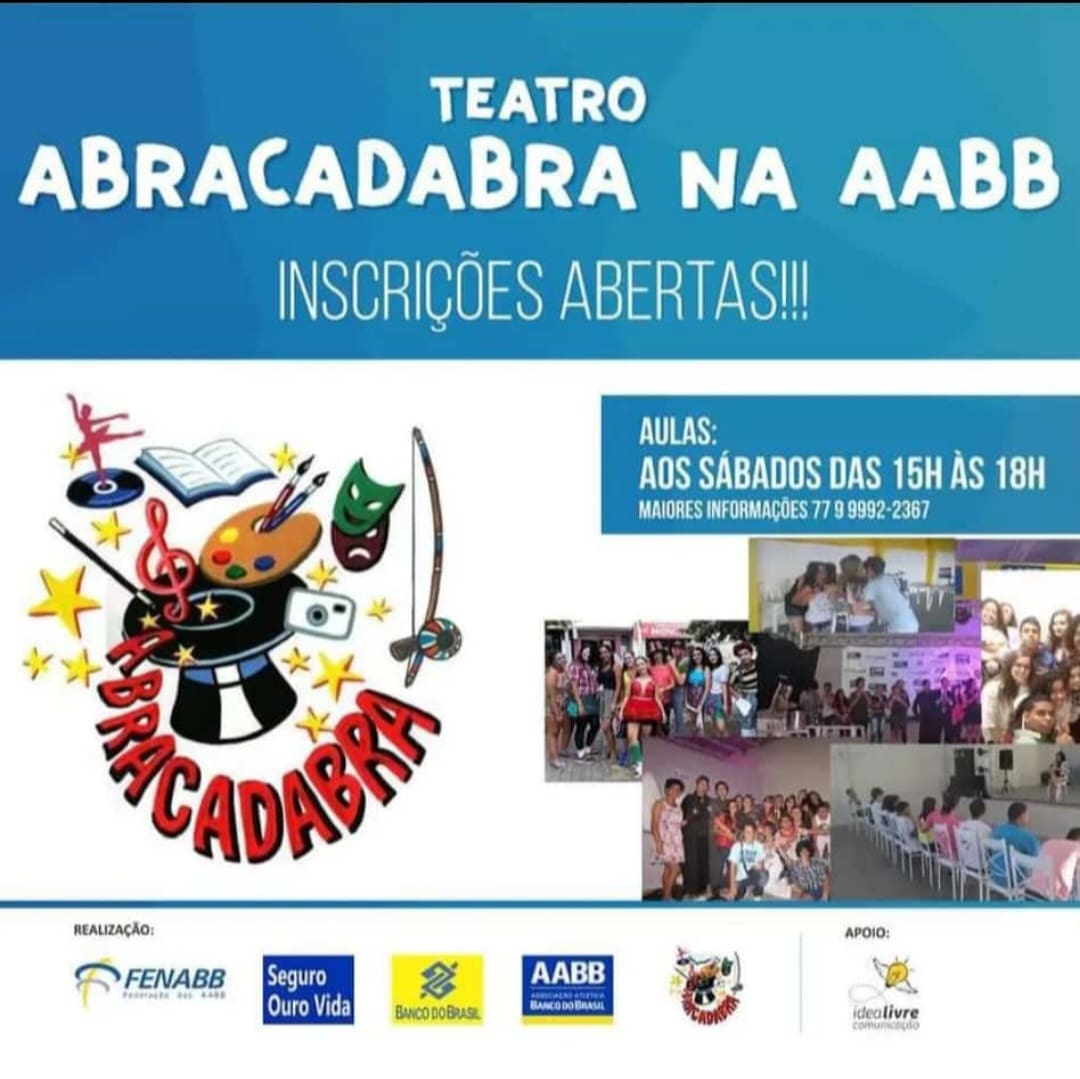 Brumado: Estão abertas as inscrições para teatro Abracadabra