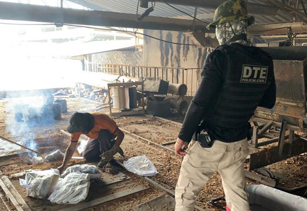 DTE de Vitória da Conquista incinera cerca de 200 kg de drogas