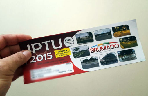 Brumado: Prorrogado o prazo para pagamento do IPTU em cota única