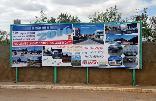 Brumado: IPTU poderá ser pago com desconto de 10% até dia 31 de maio