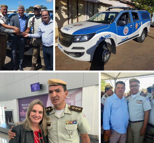Ivana Bastos comemora entrega de viatura para os municípios baianos
