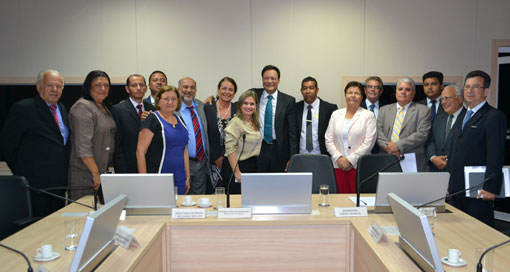 Mudanças de prazo e desaceleração das obras da ferrovia são debatidas durante audiência da Comissão da Fiol no Ministério dos Transportes