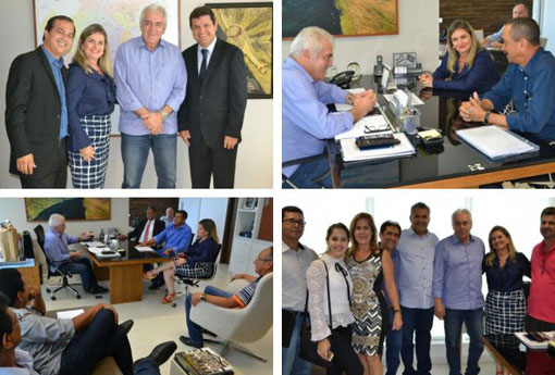 Ivana Bastos e prefeitos eleitos buscam benefícios em audiência com Otto Alencar