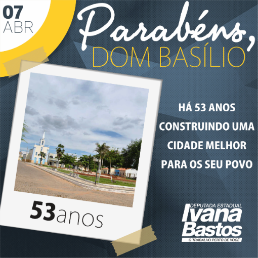 Ivana Bastos parabeniza quatro municípios que completam aniversário 