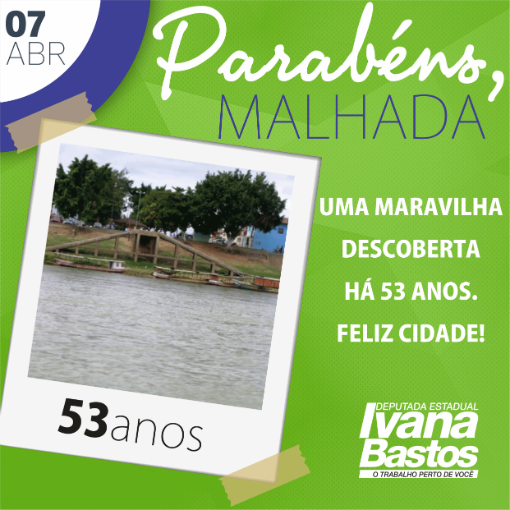 Ivana Bastos parabeniza quatro municípios que completam aniversário 