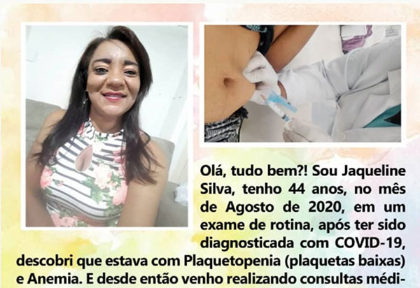 Brumadense diagnosticada com Síndrome Mielodisplástica precisa de doações para compra de medicamento