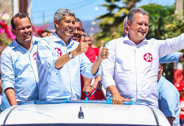 Nesta quinta (3), às 15h, Jerônimo Rodrigues e Rui Costa se reúnem na Governadoria