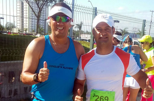 Conquista: Comandante da 34ª CIPM e delegado da 20ª Coorpin participaram da 1ª Meia Maratona Olivia Run Super Herói Haley