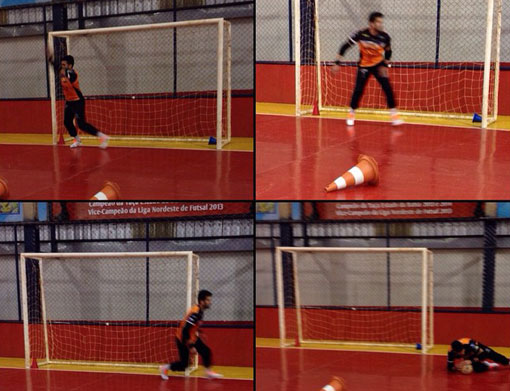 Após contusão, goleiro brumadense do LEM Vento em Popa volta aos treinos