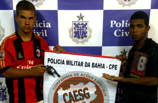 Brumado: CAESG detém jovens com arma de fogo