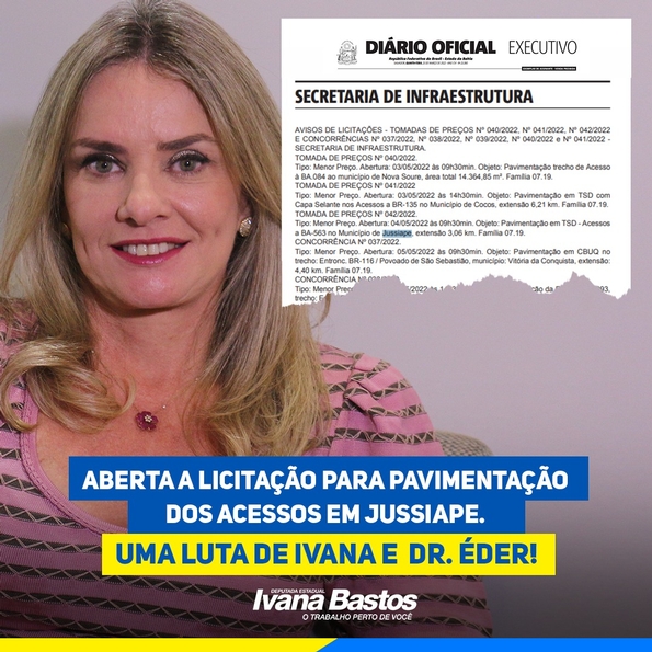 União de Ivana e prefeito assegura início de licitação para pavimentação de acessos em Jussiape