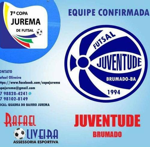 Com apoio da Prefeitura de Brumado Juventude Futsal irá disputar a 7ª Copa Jurema de Futsal em Conquista
