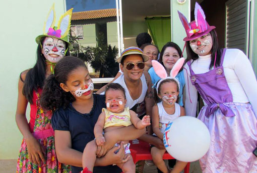 Páscoa solidária foi realizada no Brisas 3 e 4 em Brumado