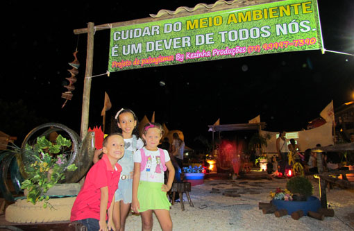 Projeto de paisagismo e animação infantil chamaram a atenção na ExpoBrumado 2016