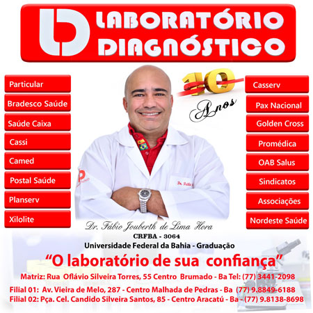 Brumado: Laboratório Diagnóstico completa hoje (21) 10 anos