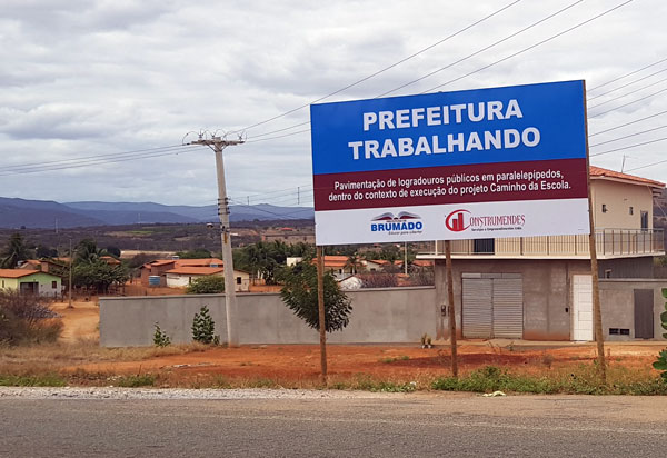 Brumado: obras de pavimentação são iniciadas na comunidade de Lagoa Funda