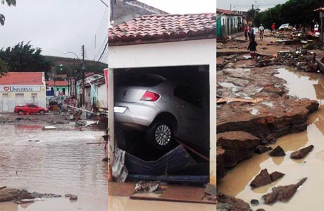 Temporal causa destruição e mortes no interior da Bahia
