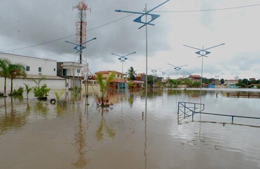 Chuva deixa 680 famílias desabrigadas na cidade de Bom Jesus da Lapa
