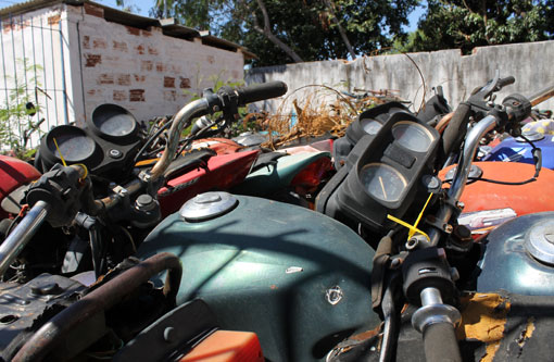 Brumado: Motocicletas que estão no pátio da delegacia vão a leilão