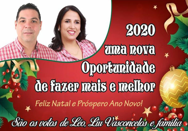 Vereador Léo Vasconcelos deseja Feliz Natal a comunidade brumadense